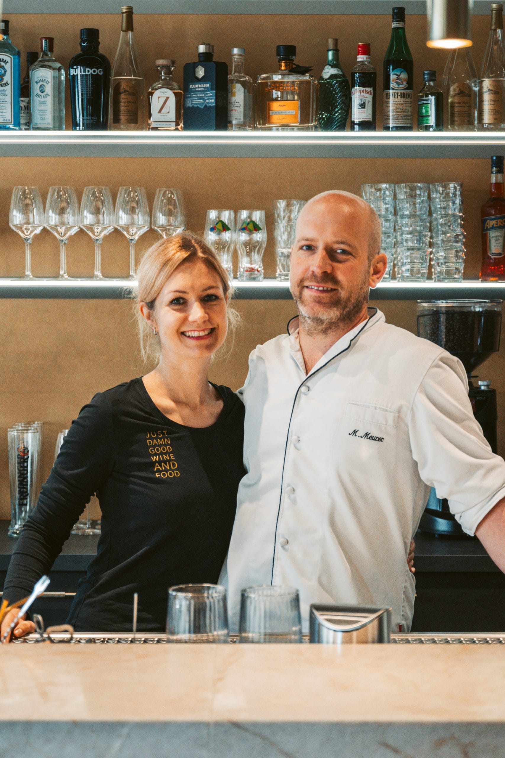 Restaurant 1 Die beiden Inhaber des Restaurants: Amelie und Matthias Meurer