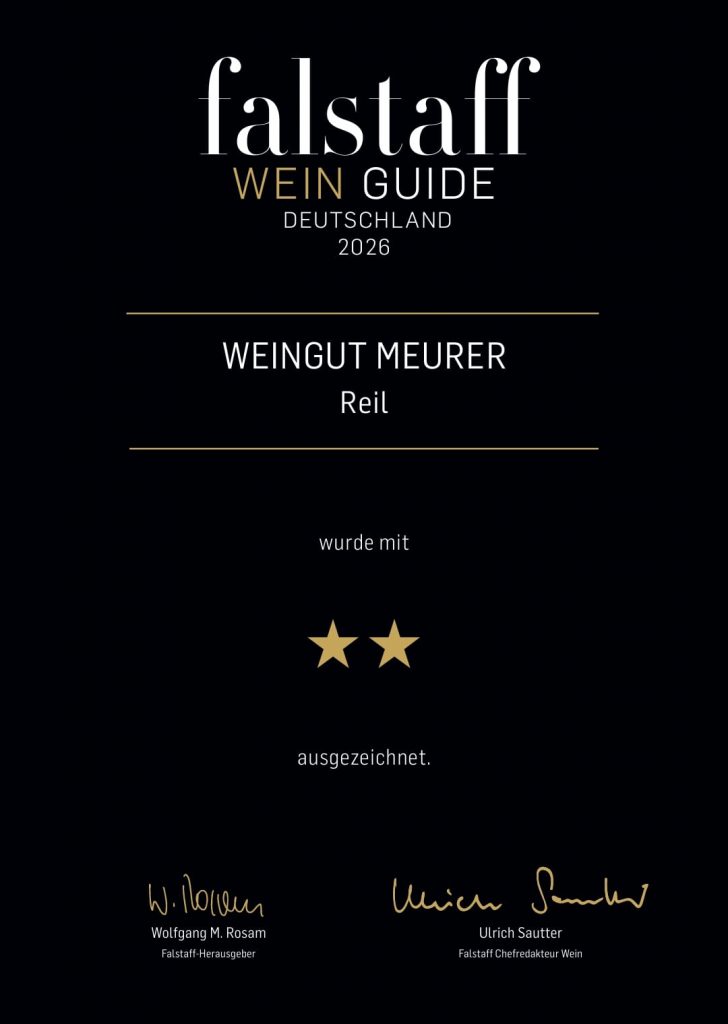 Weine 4 Falstaff Wein Guide 2026 zwei Sterne Weingut Meurer Reil